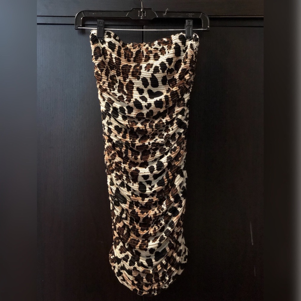 Leopard Sexy Tube Dress